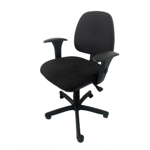 cadeira de escritório ergonômica preta