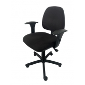 cadeira de escritório ergonômica preta