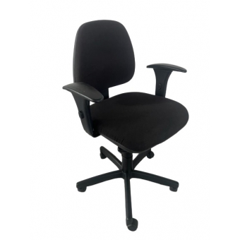 cadeira de escritório ergonômica preta