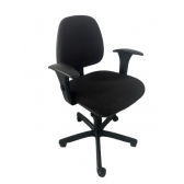 cadeira de escritório ergonômica preta